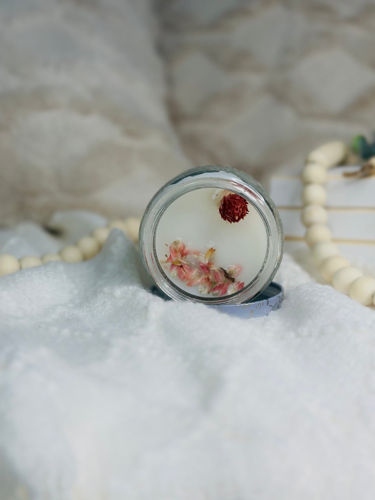 Gardenia and white wood