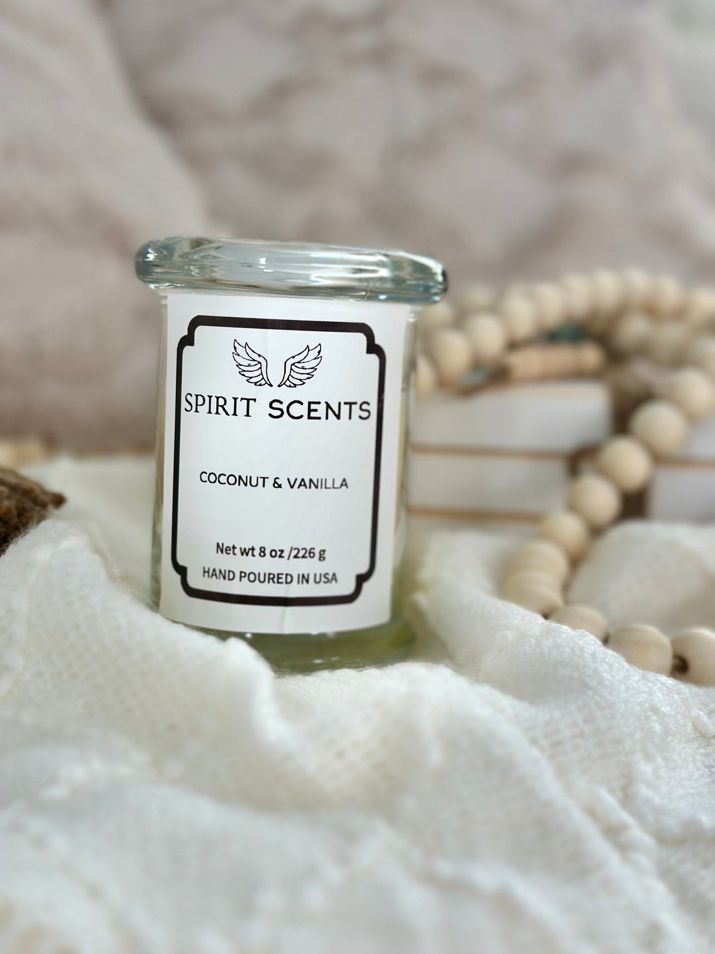 Coconut & vanilla candle