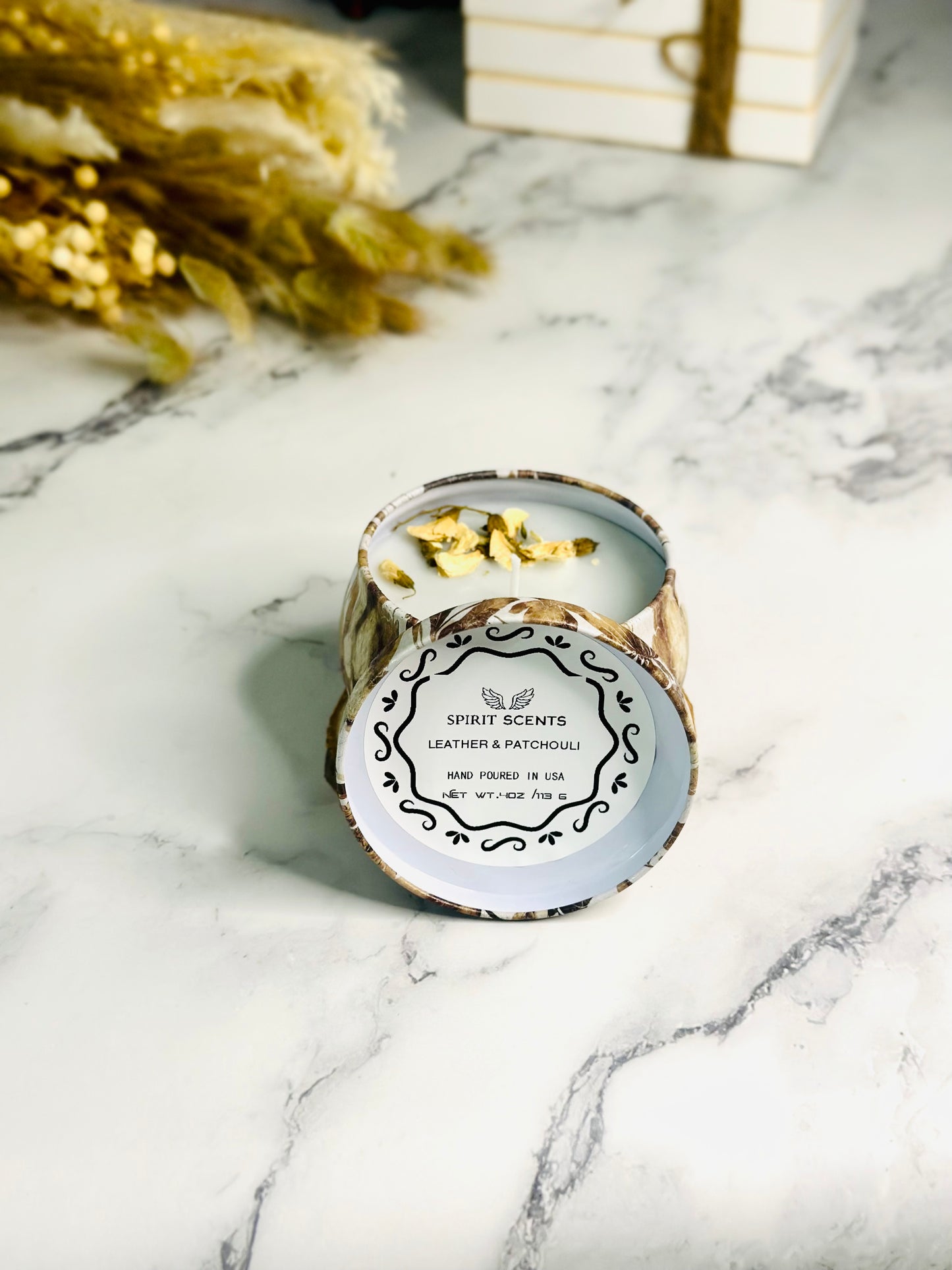 Leather and patchouli